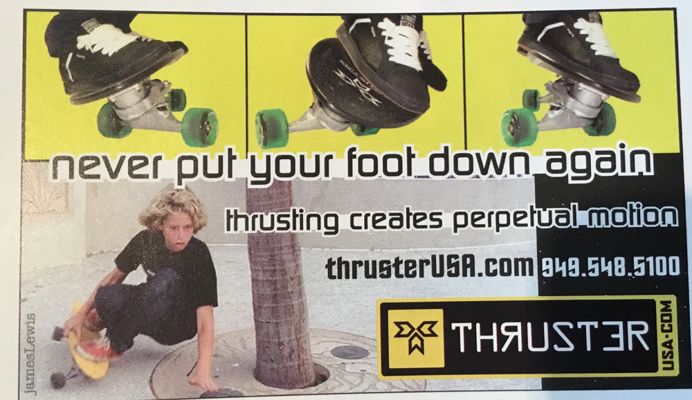 thruster smoothstar advertisement 2004