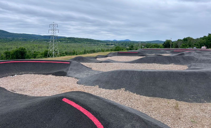 longboard pump track