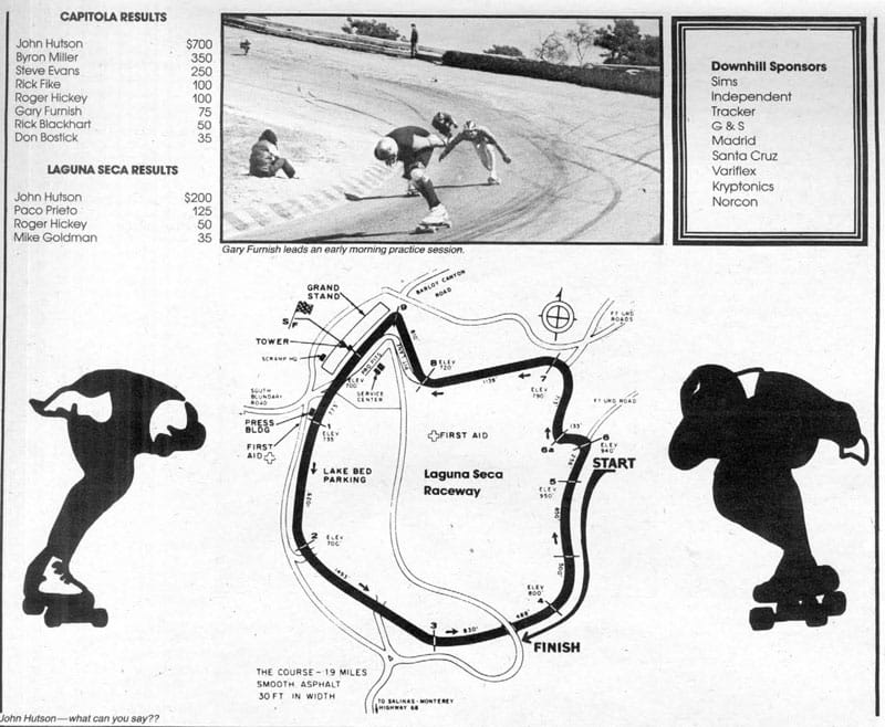 Thrasher Magazine 1981 downhill racing skateboarding